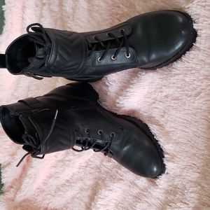 Black Combat Boots